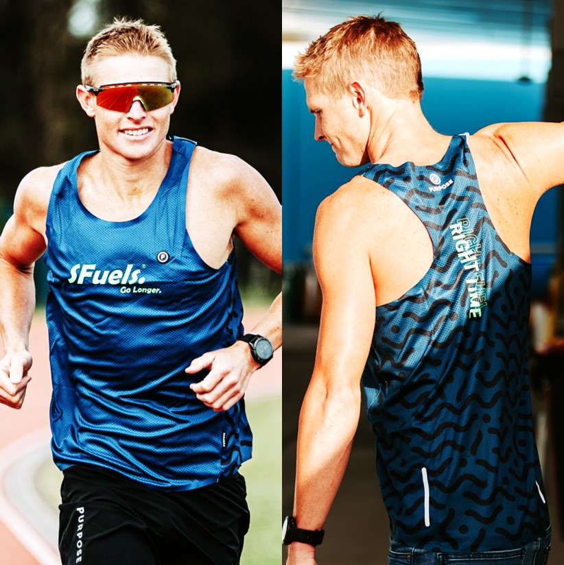 SFuels NITRO Singlet - made with HYPERMESH PRO Fabric.