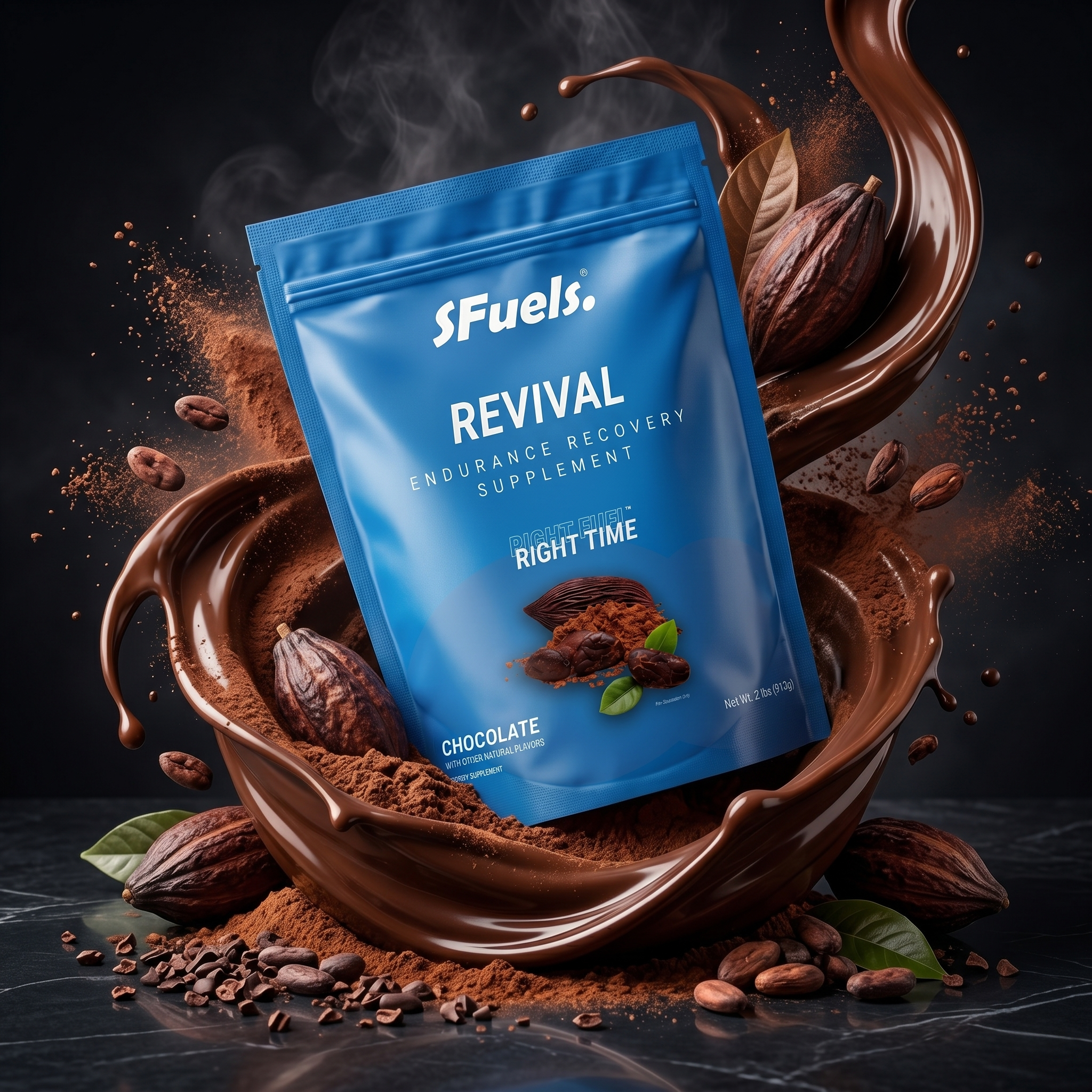 sFuels Revival Endurance Recovery Supplement - Chocolate