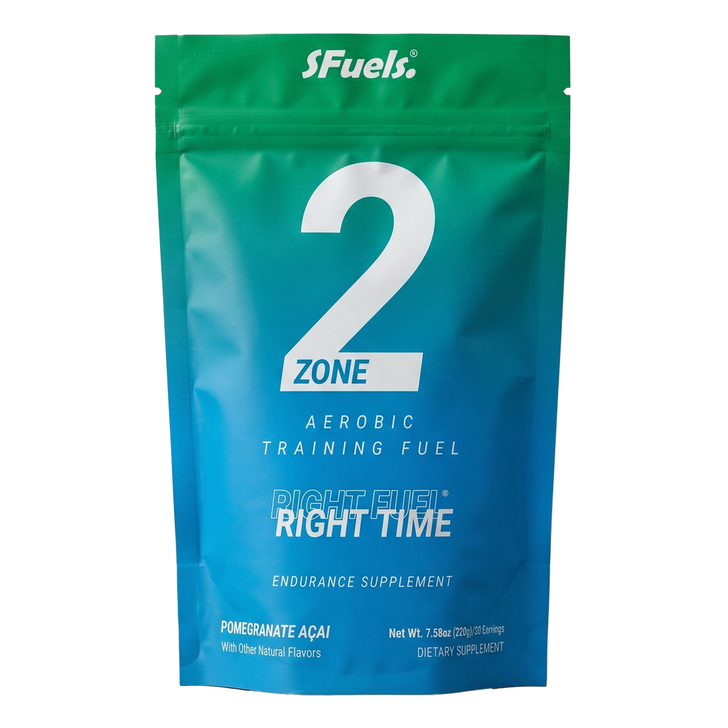 sFuels 2 Zone aerobic training fuel package on a white background